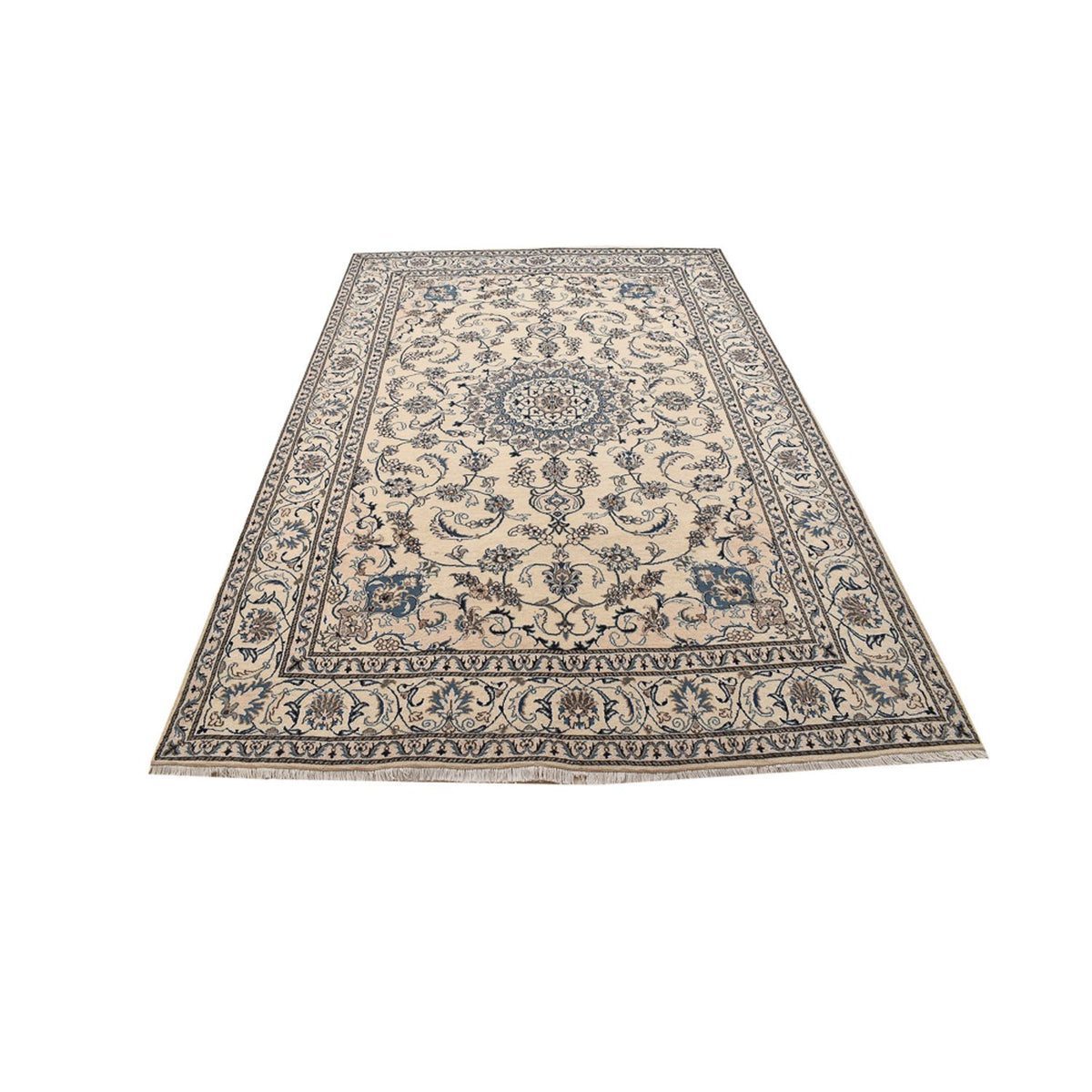 Alfombra persa - Nain - 300 x 198 cm - arena