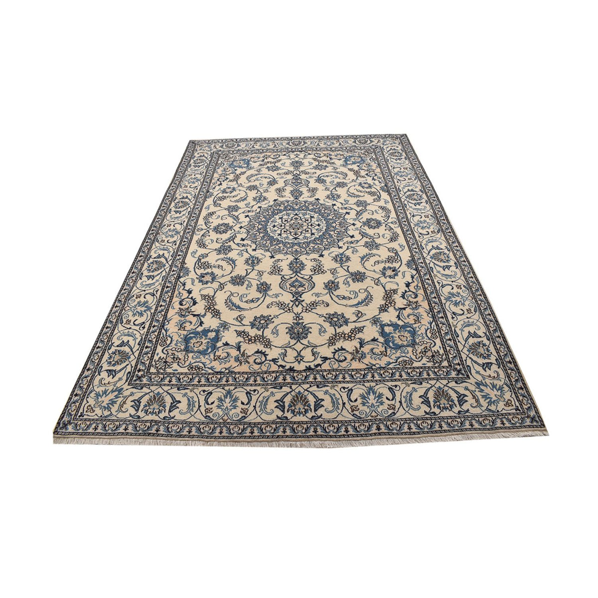 Alfombra persa - Nain - 293 x 200 cm - arena
