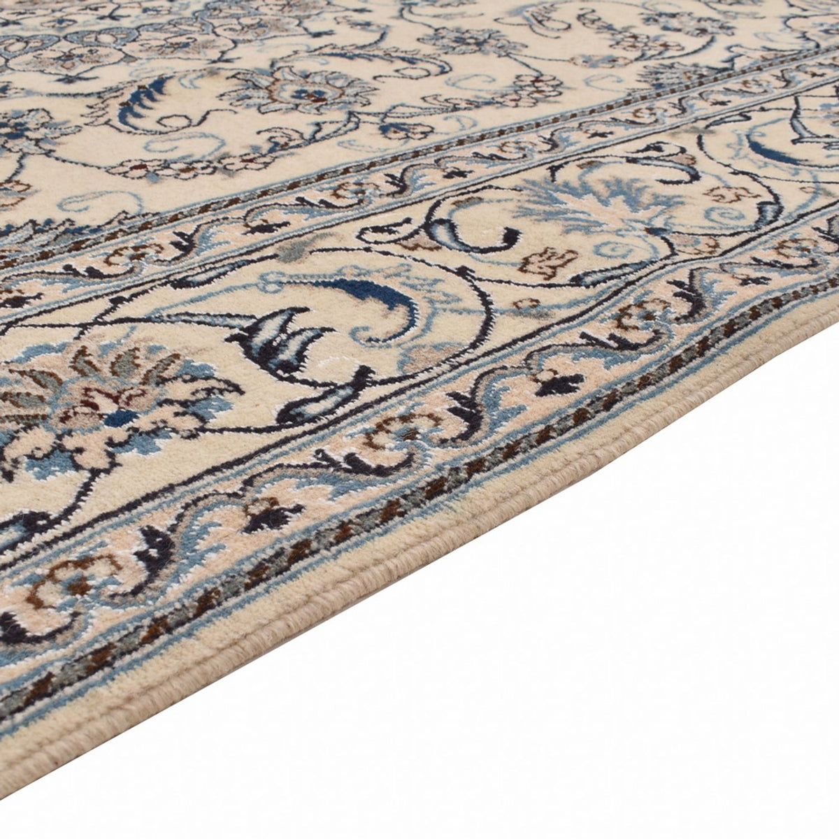 Alfombra persa - Nain - 297 x 195 cm - arena