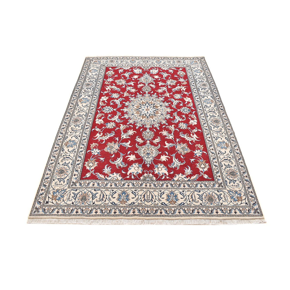 Alfombra persa - Nain - 238 x 168 cm - rojo