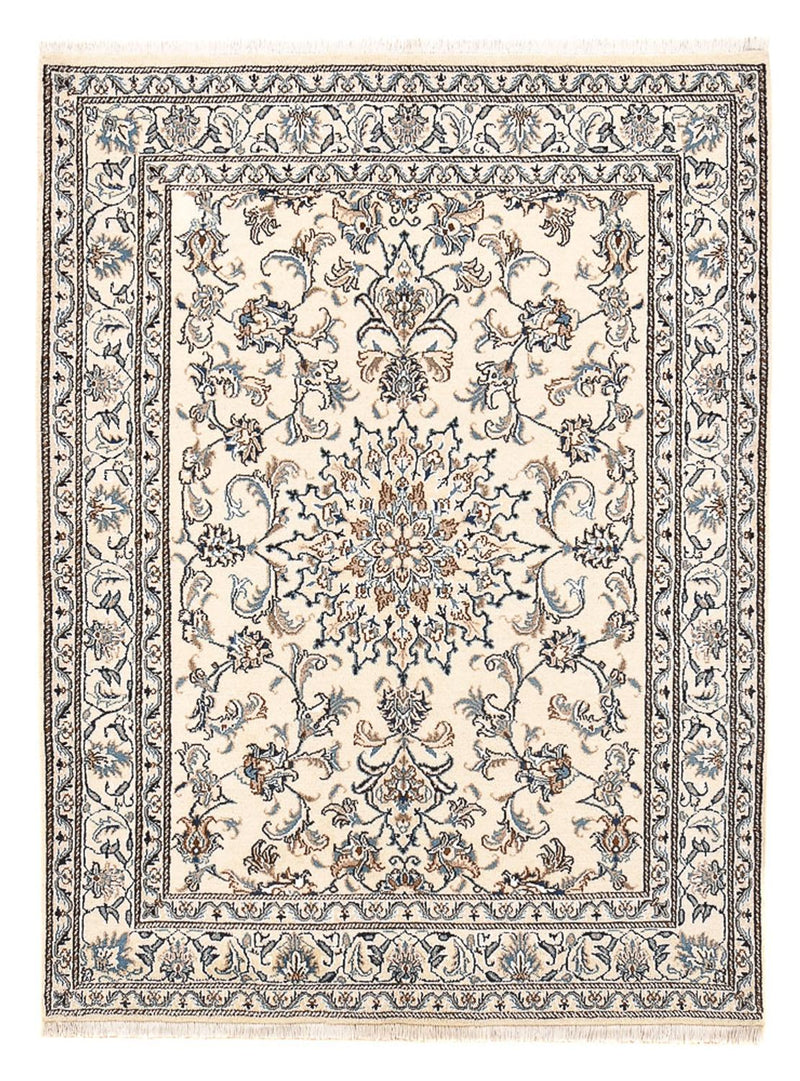 Alfombra persa - Nain - 195 x 147 cm - beige claro