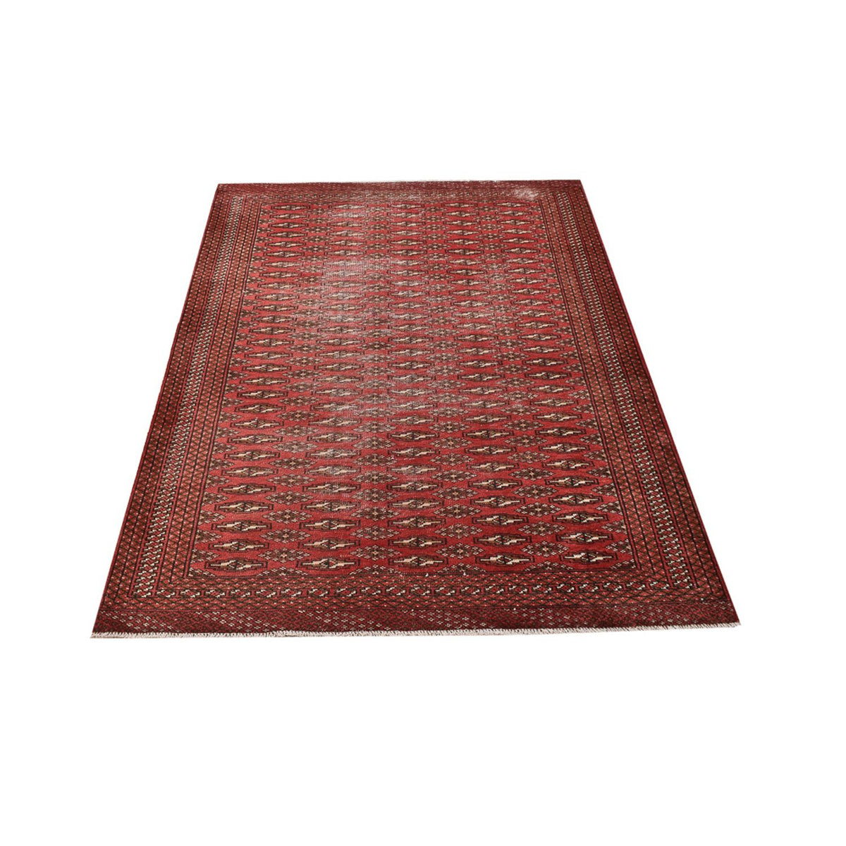 Alfombra Turkaman - 190 x 128 cm - rojo