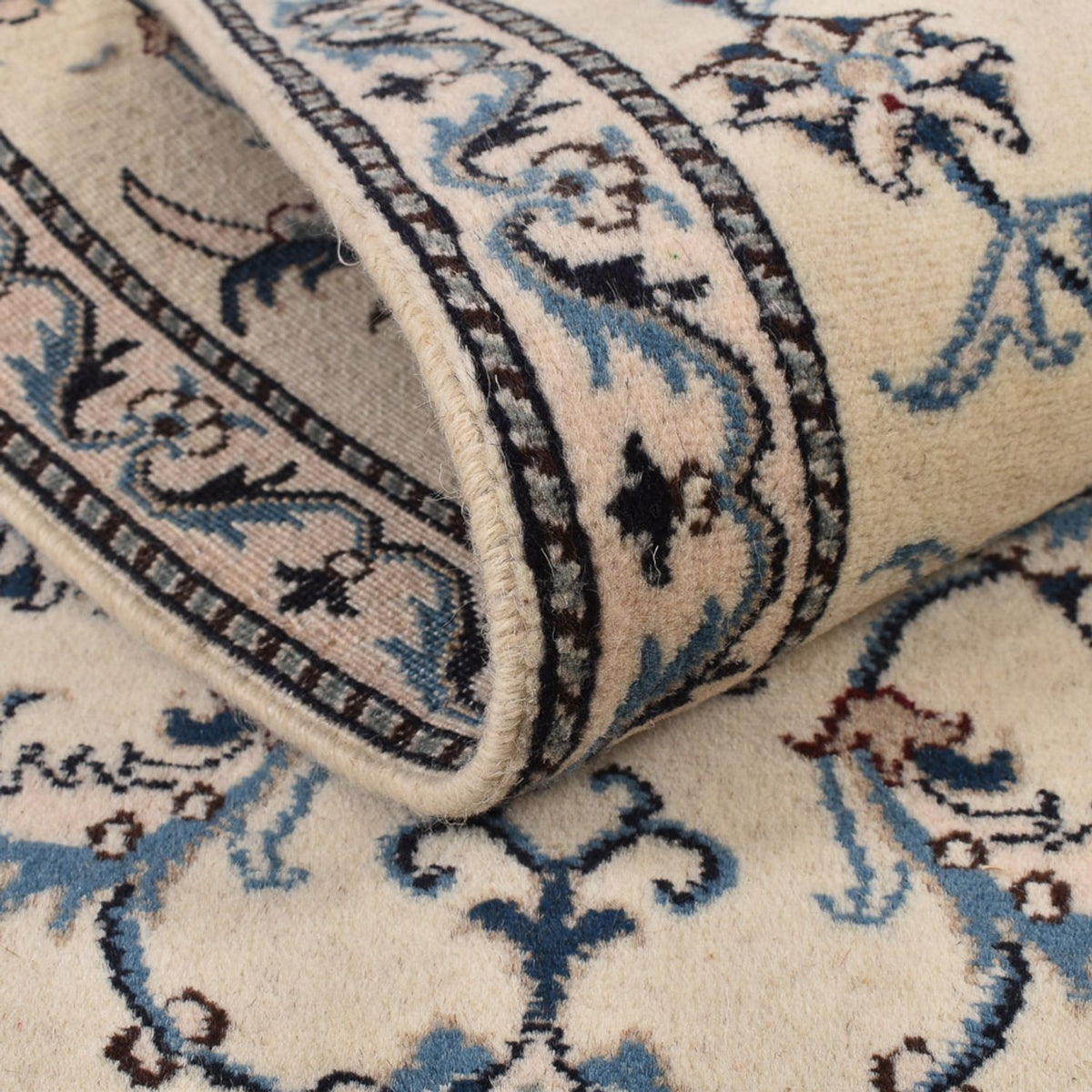 Alfombra de pasillo Alfombra persa - Nain - 290 x 80 cm - beige