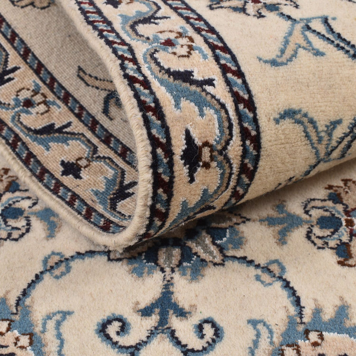 Alfombra de pasillo Alfombra persa - Nain - 288 x 78 cm - beige