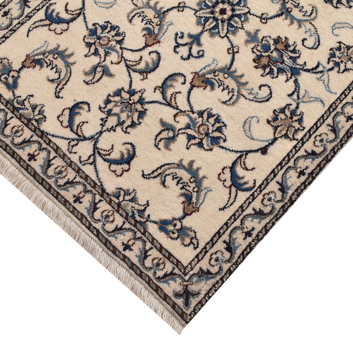 Alfombra de pasillo Alfombra persa - Nain - 377 x 79 cm - beige