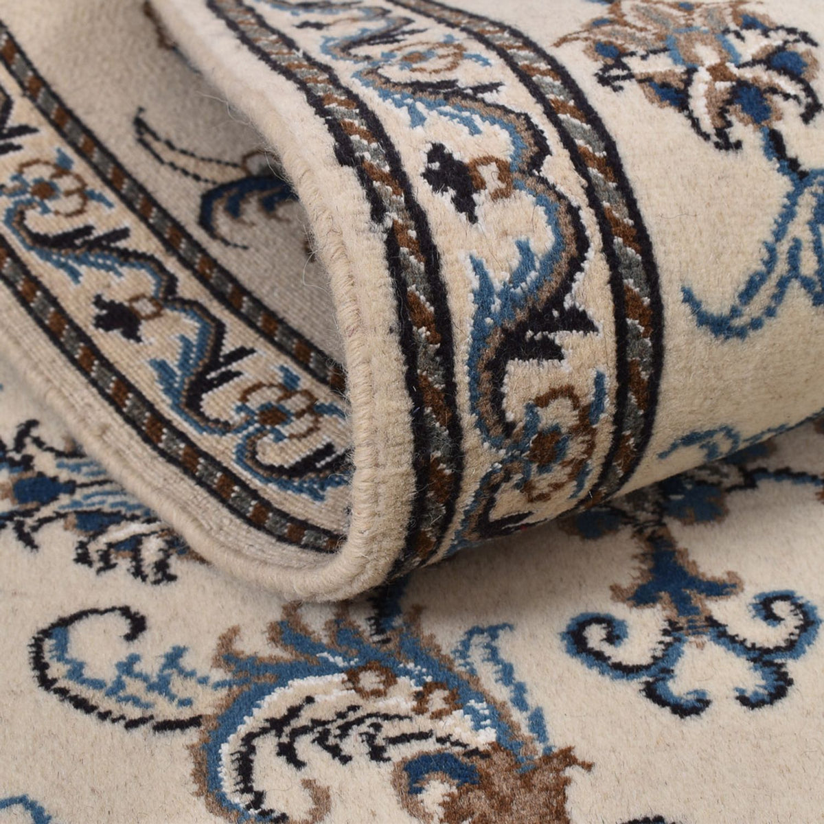 Alfombra de pasillo Alfombra persa - Nain - 310 x 77 cm - beige