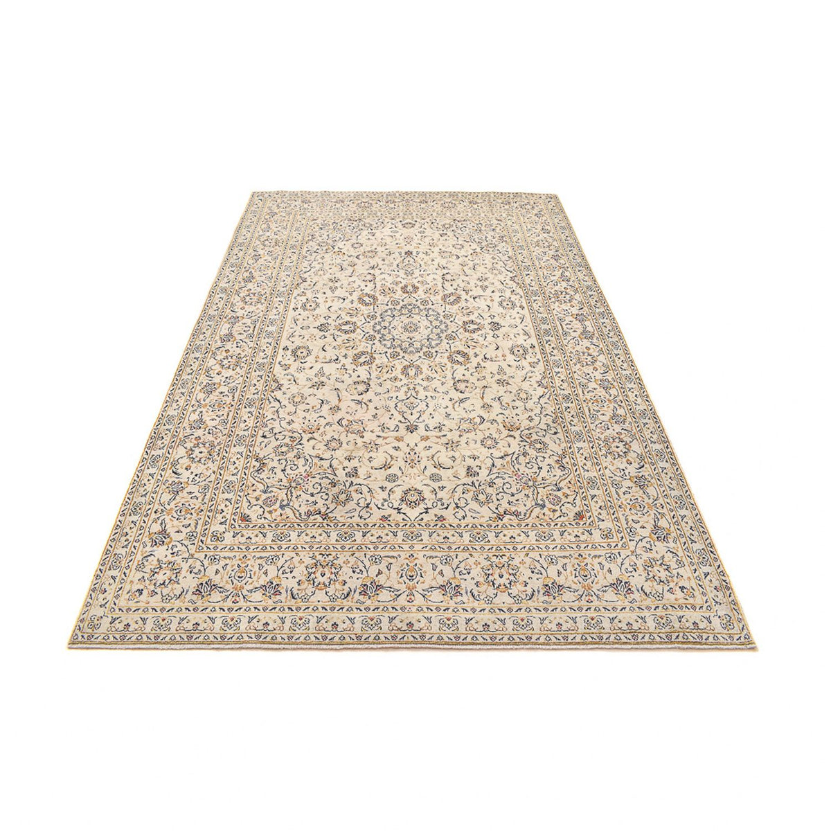 Alfombra persa - Keshan - 298 x 202 cm - beige