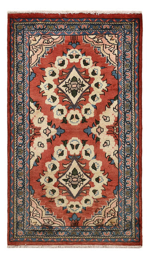 Alfombra persa - Nómada - 133 x 80 cm - rojo