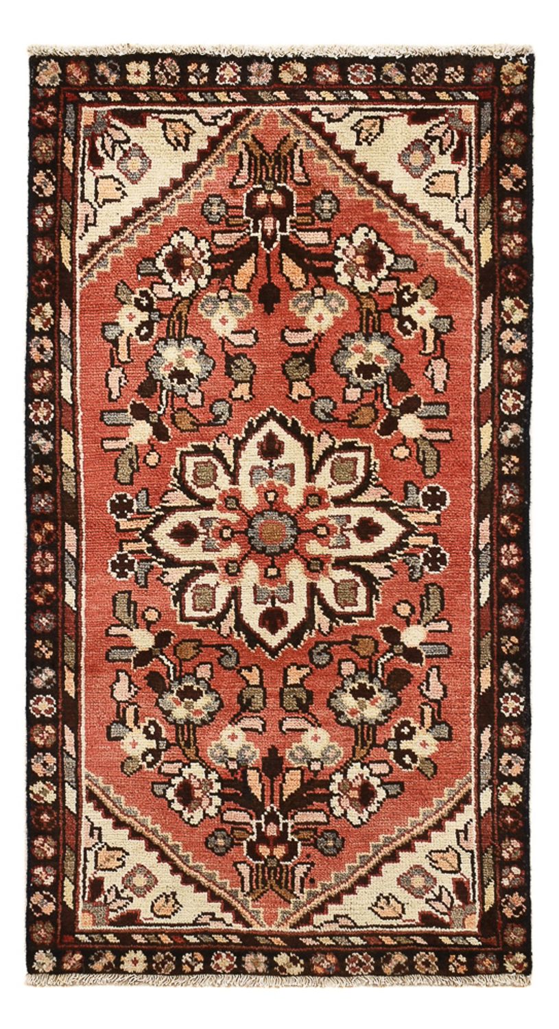 Alfombra persa - Nómada - 120 x 65 cm - rojo claro