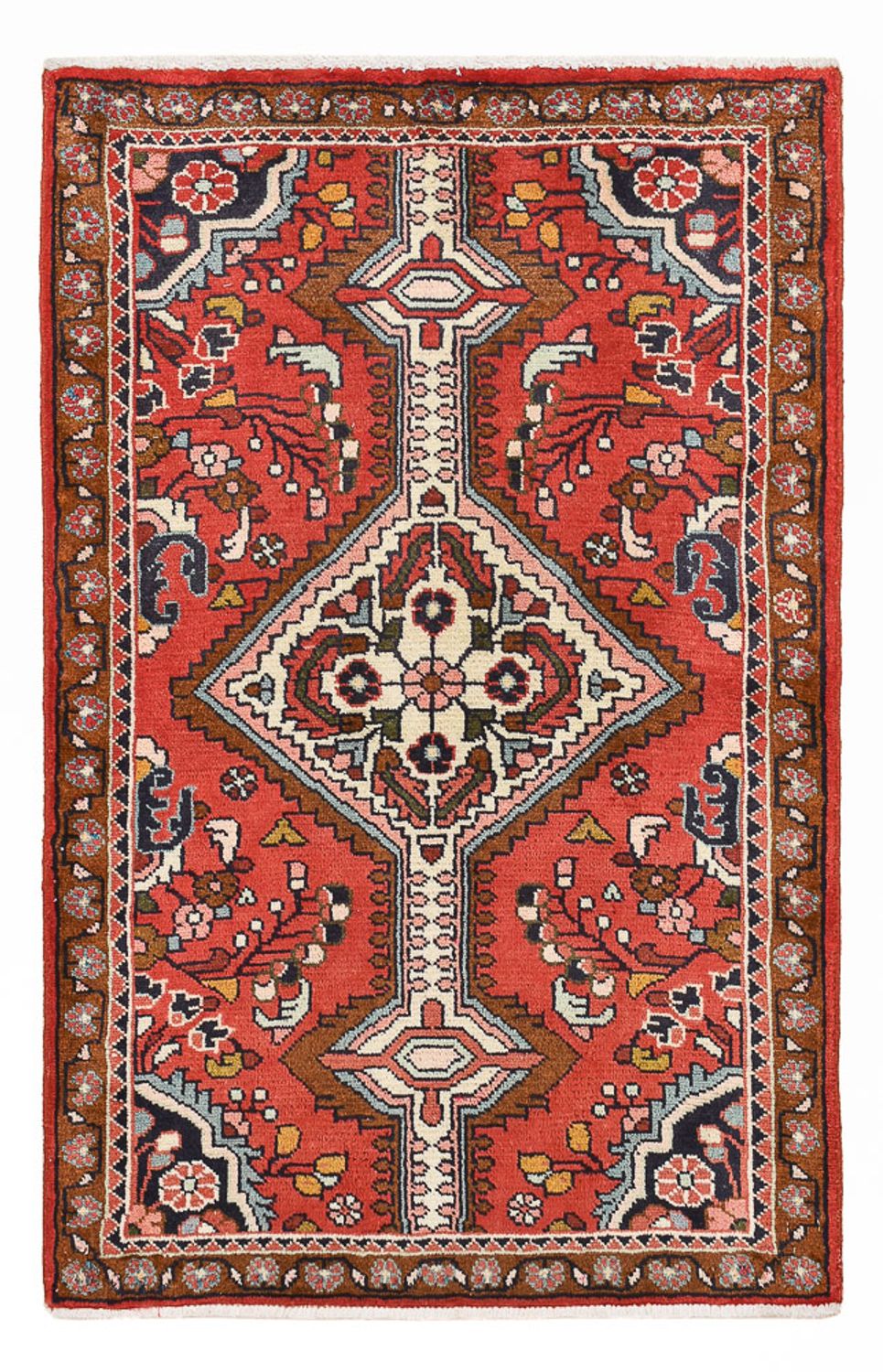 Alfombra persa - Nómada - 107 x 76 cm - rojo