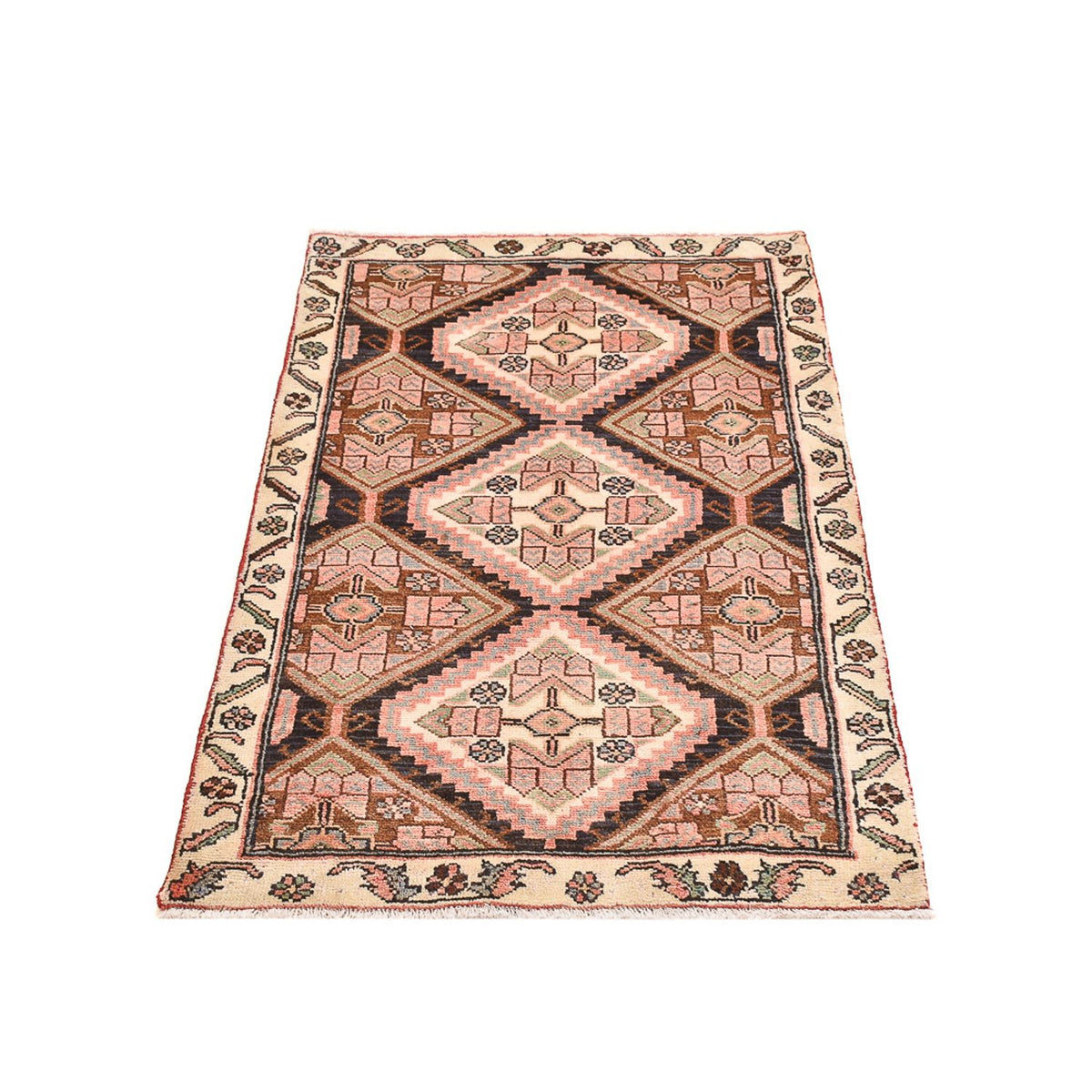 Alfombra persa - Nómada - 120 x 70 cm - beige claro