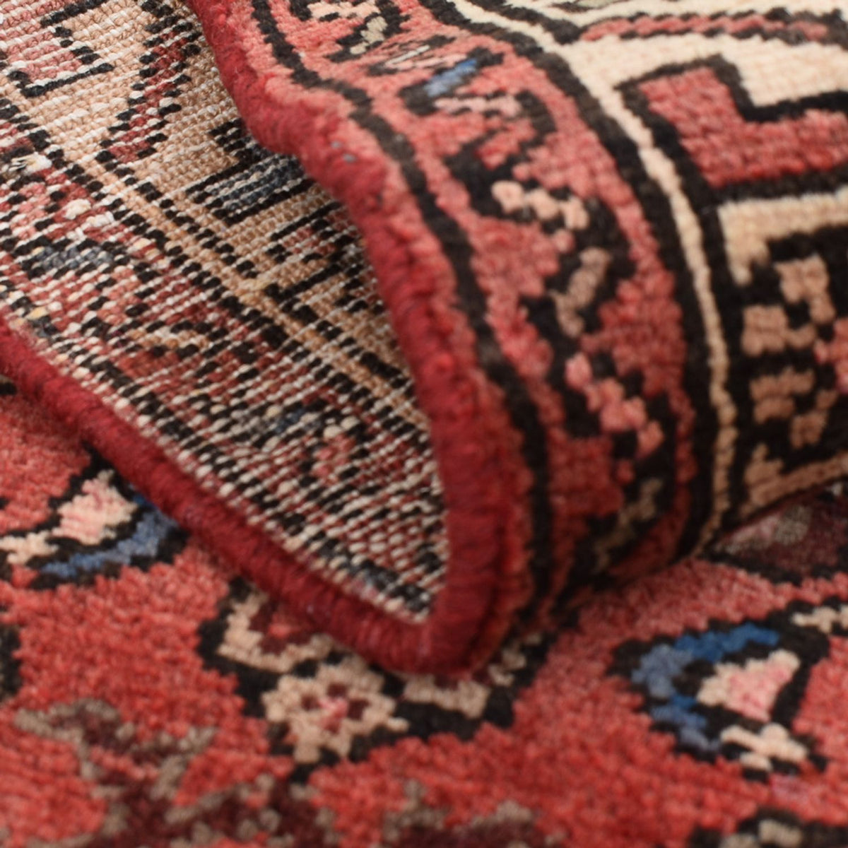 Alfombra persa - Nómada - 106 x 67 cm - rojo claro