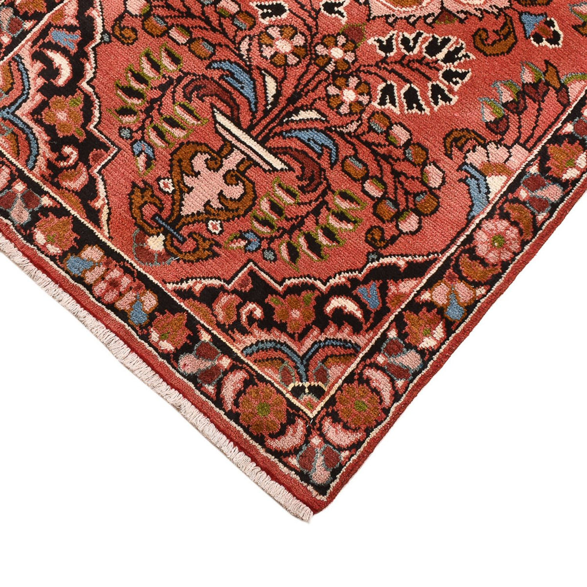 Alfombra persa - Nómada - 127 x 72 cm - rojo claro