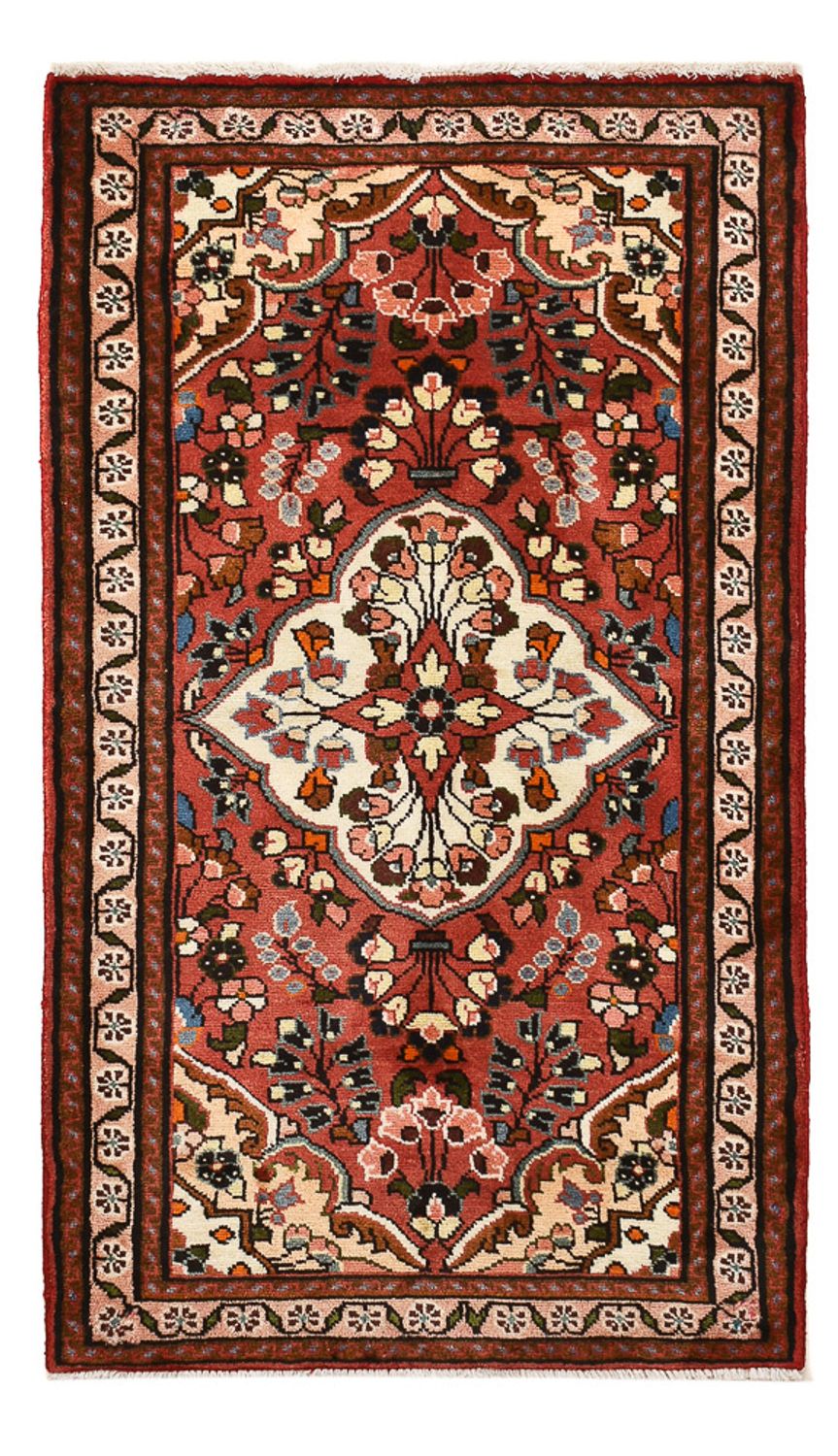 Alfombra persa - Nómada - 136 x 76 cm - rojo oscuro