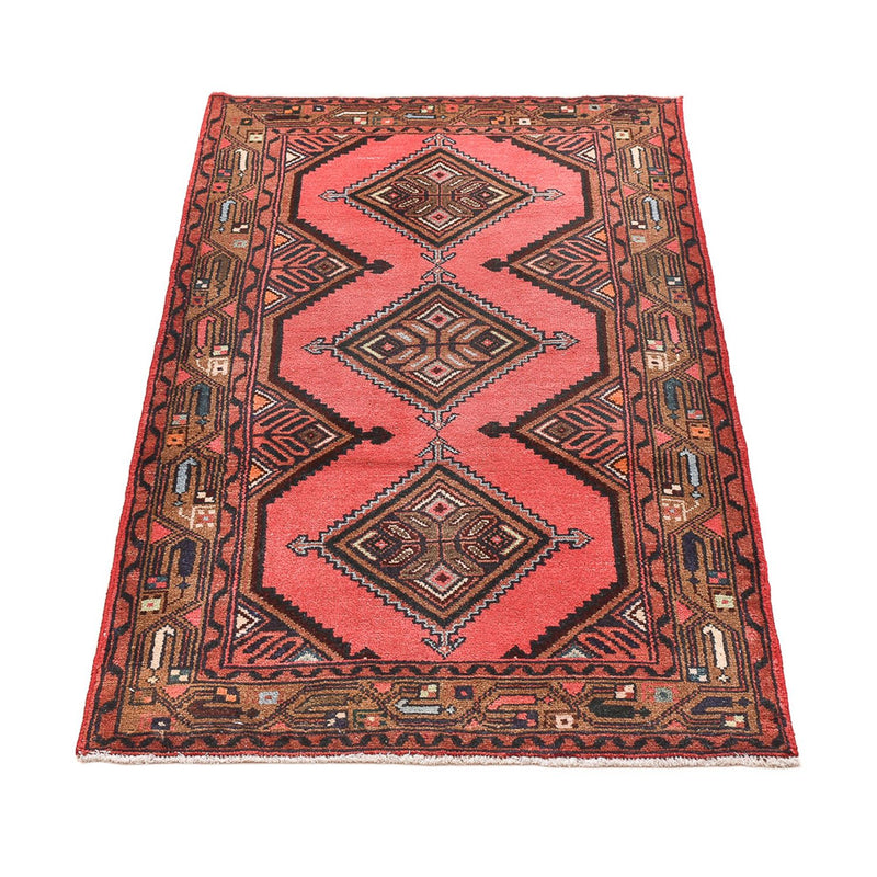 Alfombra persa - Nómada - 123 x 75 cm - rojo claro