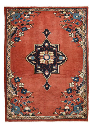 Alfombra persa - Clásica - 112 x 80 cm - rojo claro