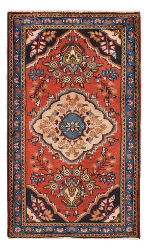 Alfombra persa - Nómada - 128 x 74 cm - rojo