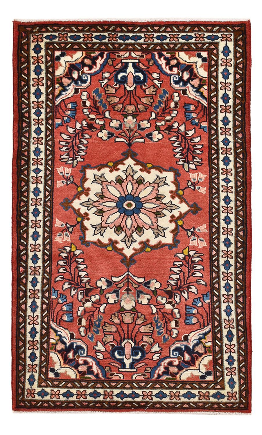 Alfombra persa - Nómada - 130 x 76 cm - rojo