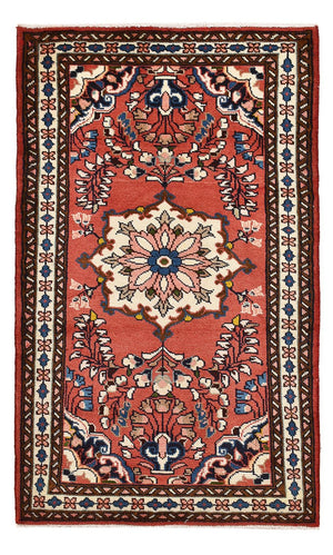 Alfombra persa - Nómada - 130 x 76 cm - rojo