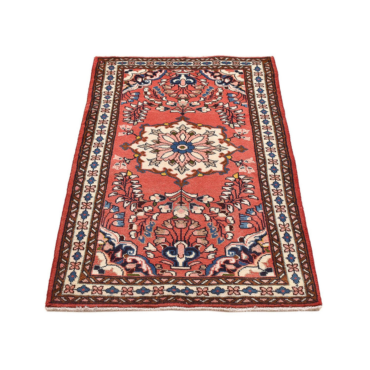 Alfombra persa - Nómada - 130 x 76 cm - rojo