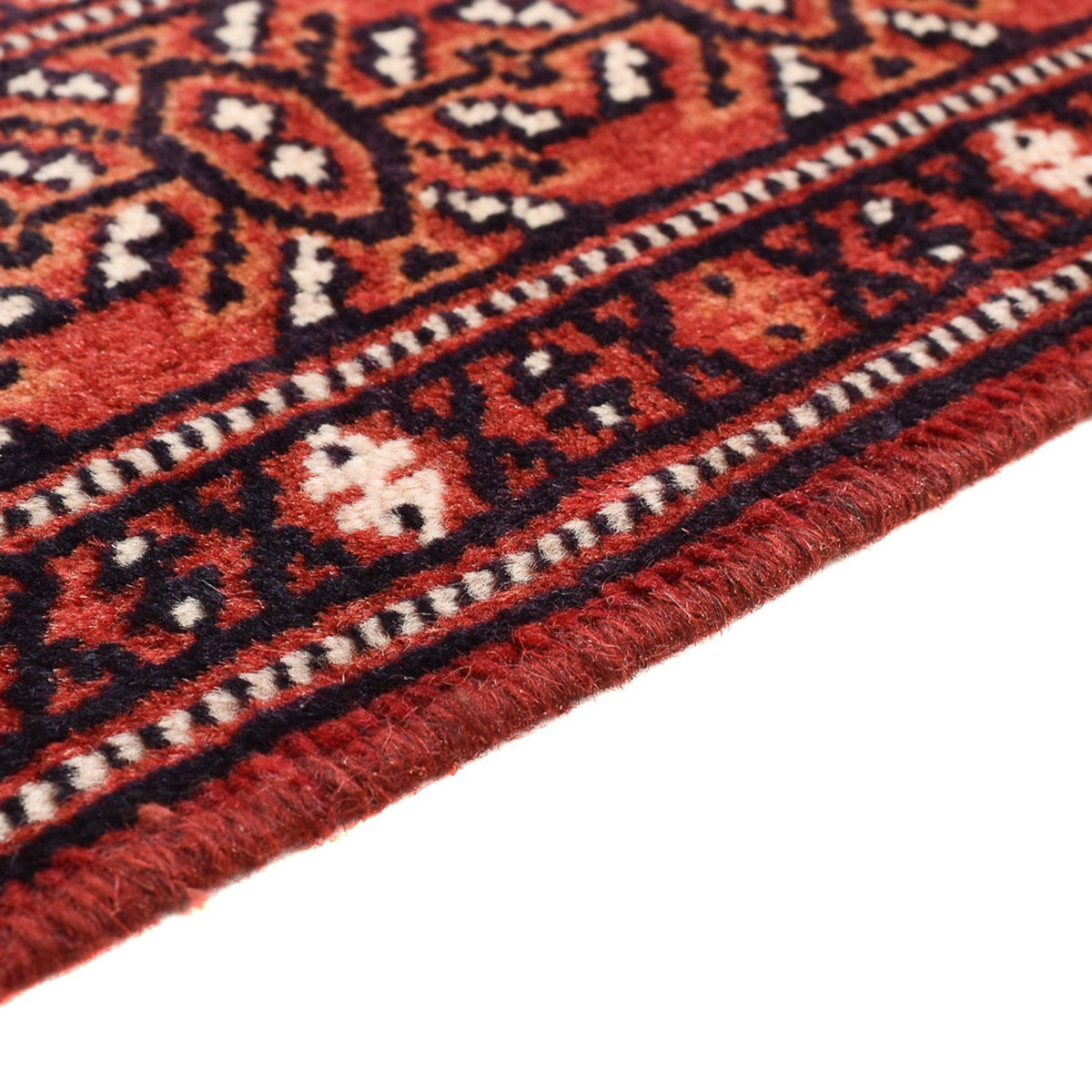 Alfombra Turkaman - 115 x 85 cm - rojo