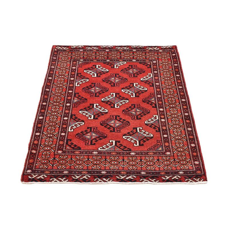 Alfombra Turkaman - 115 x 85 cm - rojo