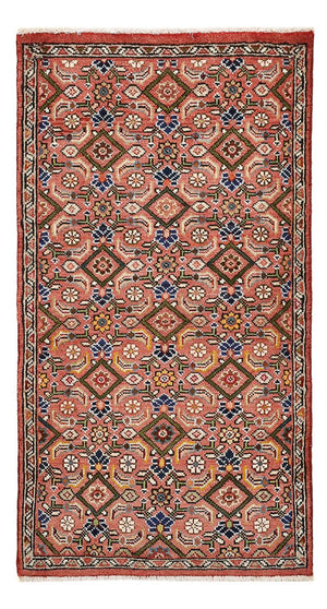 Alfombra persa - Clásica - 130 x 66 cm - rojo claro