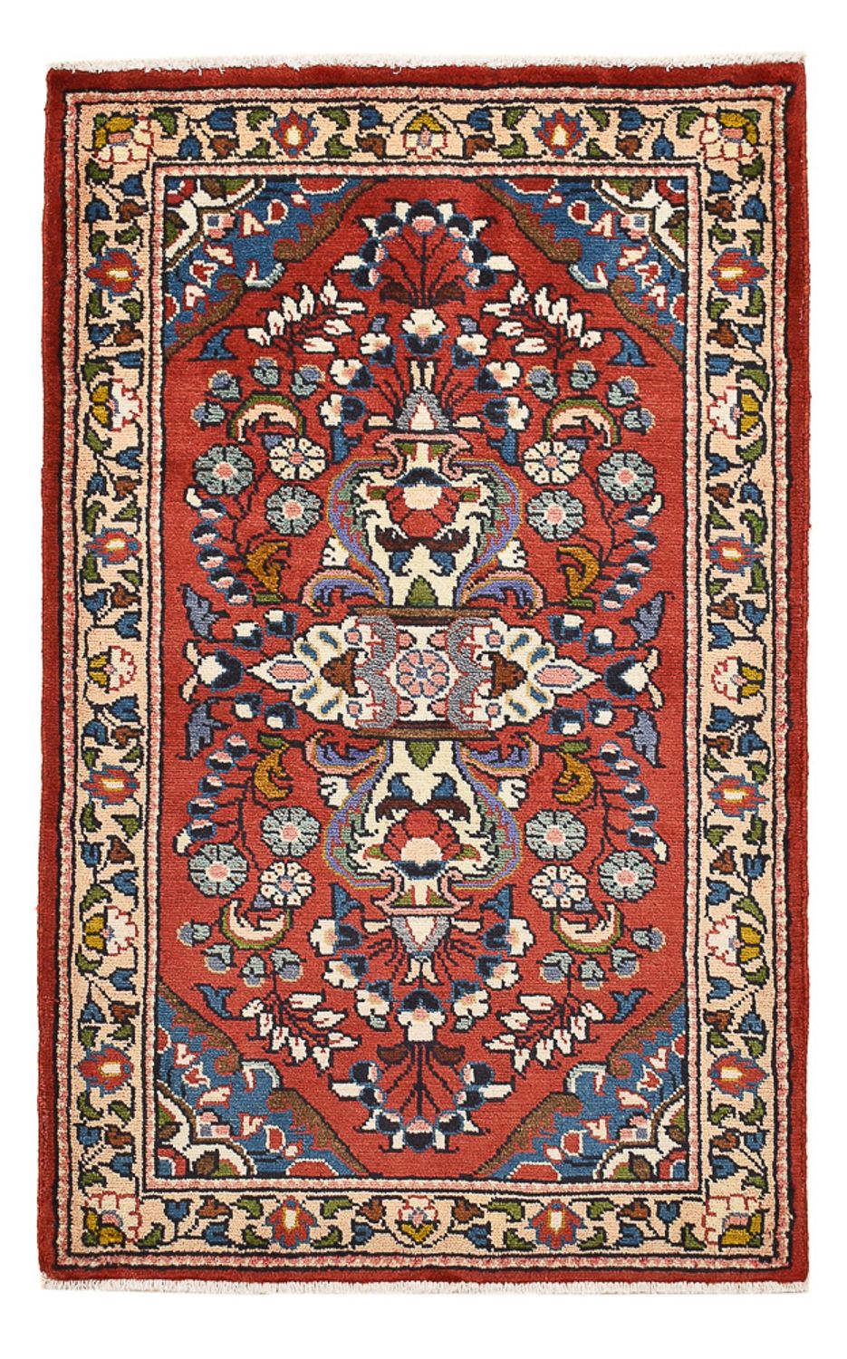 Alfombra persa - Nómada - 130 x 77 cm - rojo