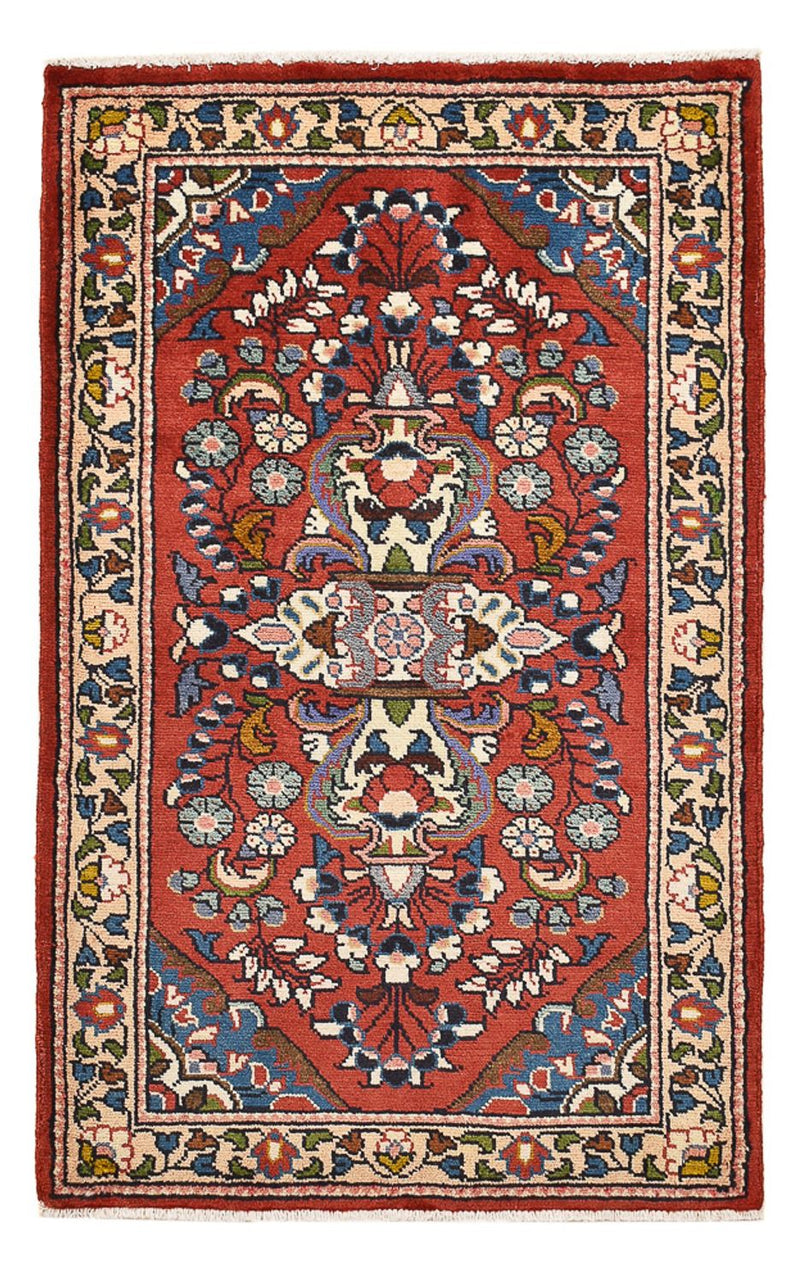 Alfombra persa - Nómada - 130 x 77 cm - rojo