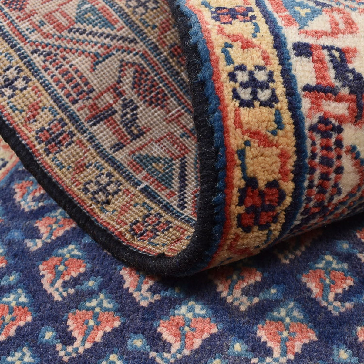 Alfombra persa - Mir - 130 x 65 cm - púrpura