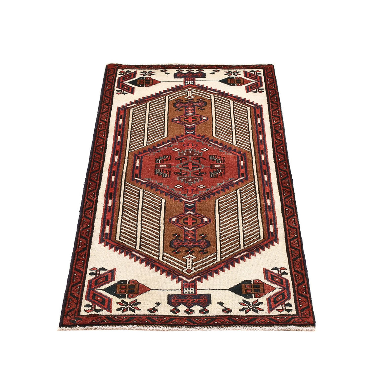 Alfombra persa - Tabriz - 140 x 69 cm - multicolor