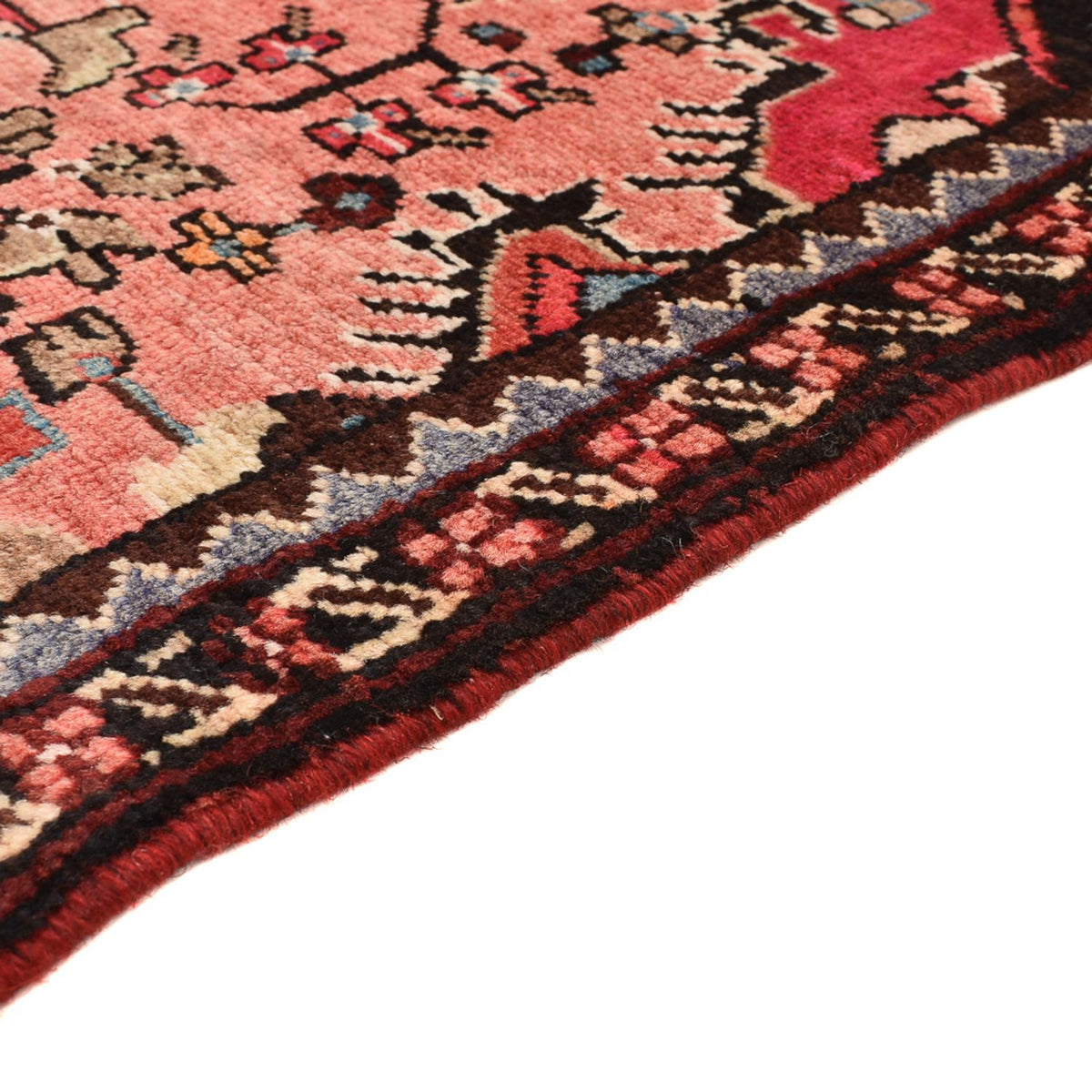 Alfombra persa - Nómada - 123 x 80 cm - rojo claro