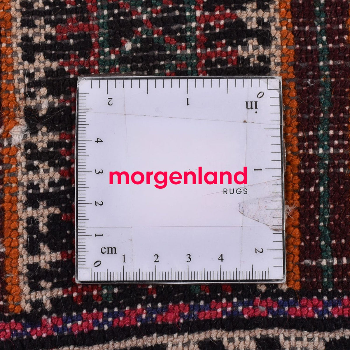 Alfombra persa - Nómada - 132 x 83 cm - multicolor