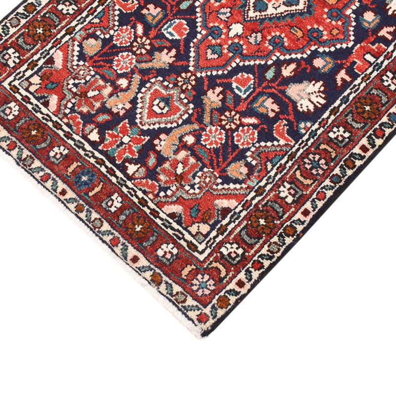 Alfombra persa - Nómada - 90 x 53 cm - rojo oscuro