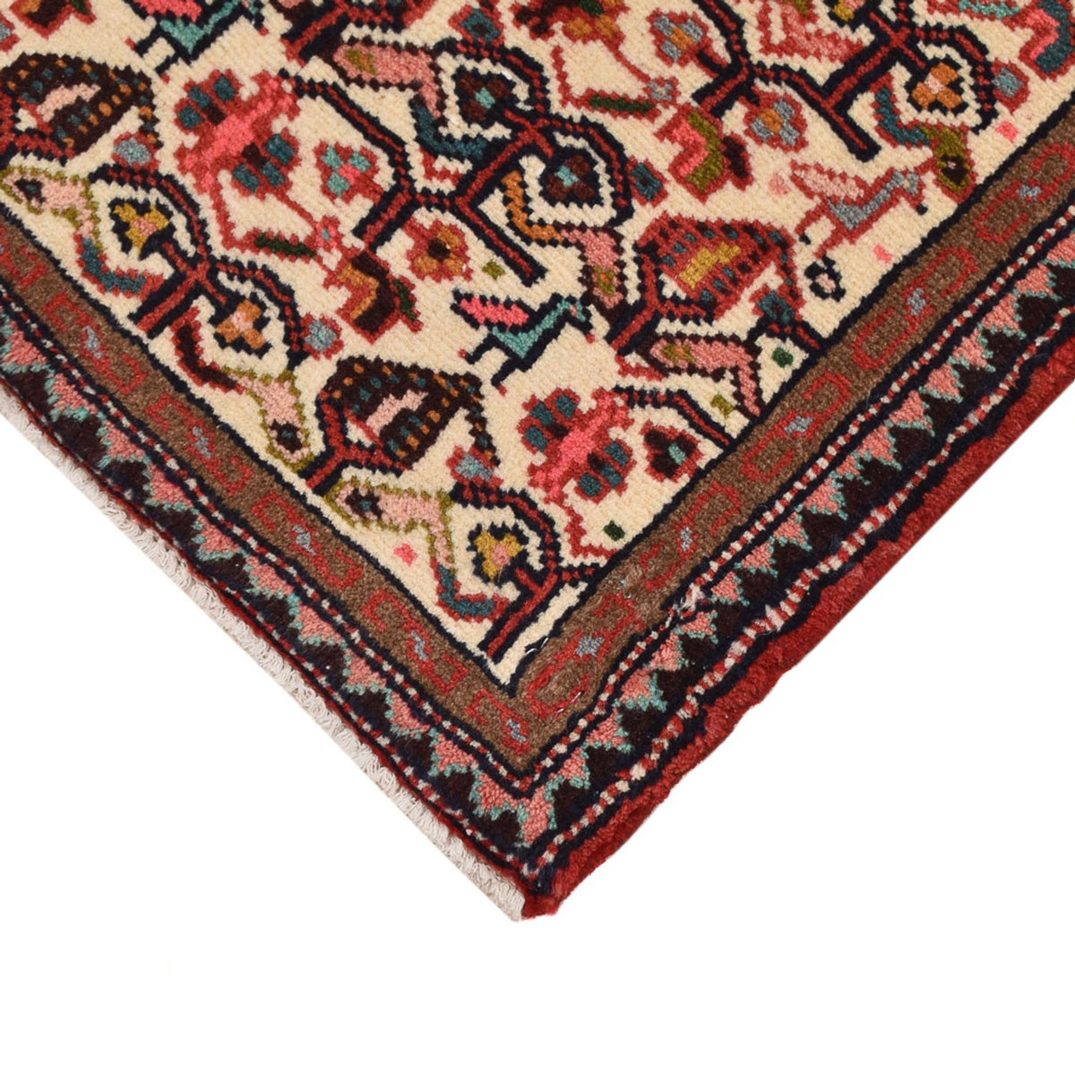 Alfombra persa - Nómada - 75 x 52 cm - multicolor