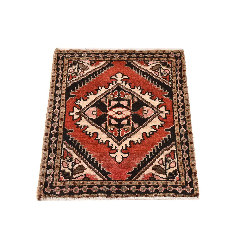 Alfombra persa - Nómada cuadrado  - 63 x 47 cm - rojo