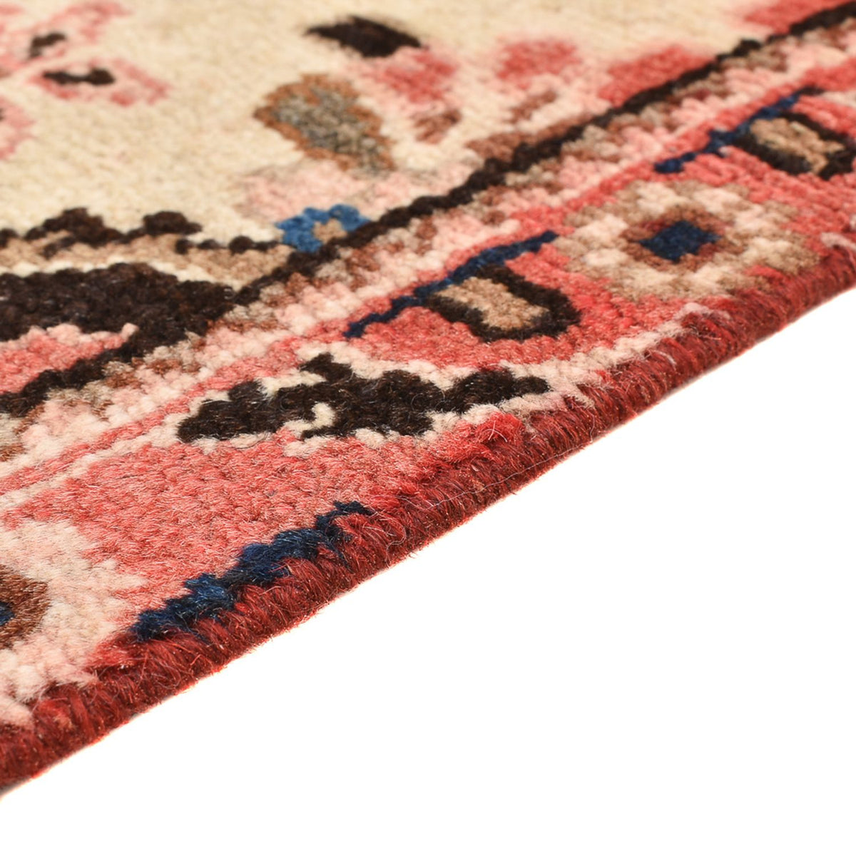 Alfombra persa - Nómada - 101 x 56 cm - beige claro