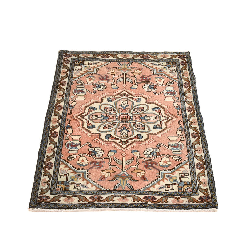 Alfombra persa - Nómada - 102 x 69 cm - rojo claro