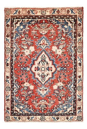 Alfombra persa - Nómada - 97 x 62 cm - rojo