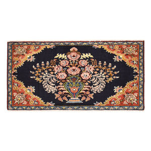 Alfombra persa - Nómada - 115 x 60 cm - rojo oscuro