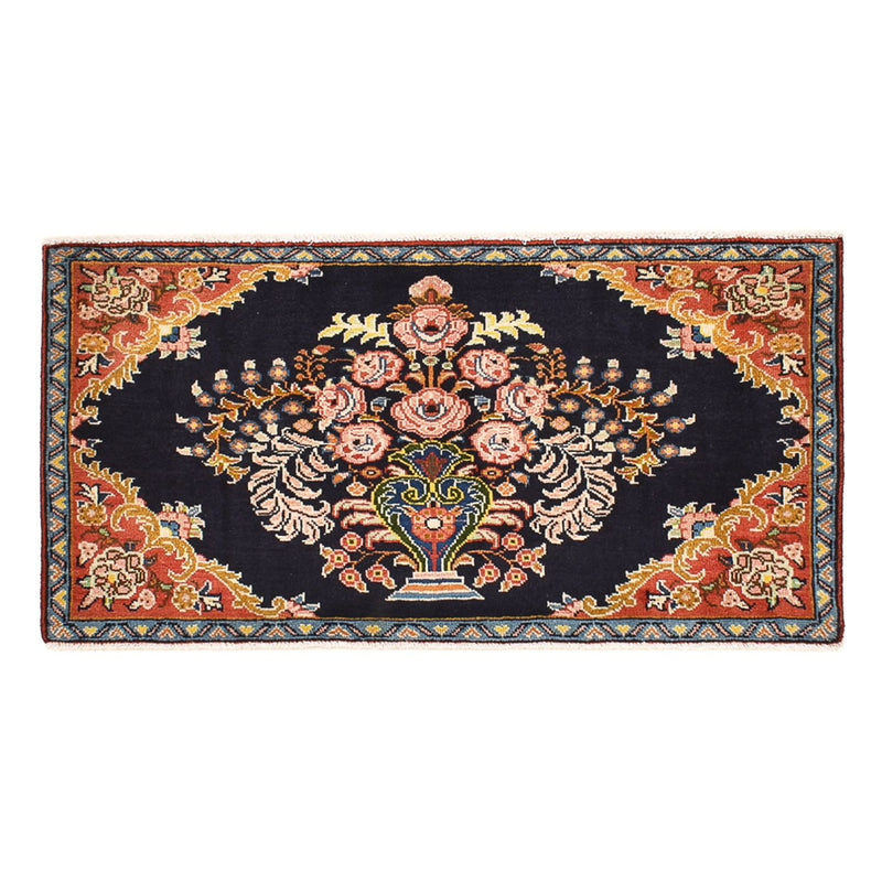 Alfombra persa - Nómada - 115 x 60 cm - rojo oscuro