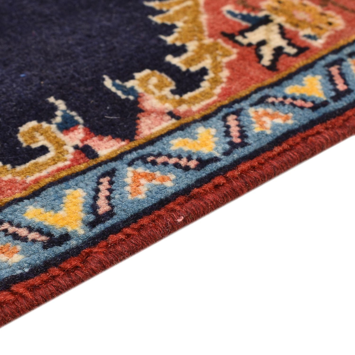 Alfombra persa - Nómada - 115 x 60 cm - rojo oscuro