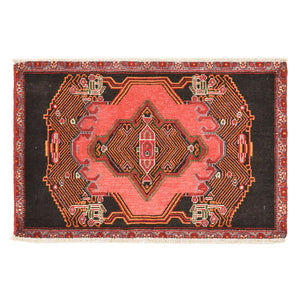Alfombra persa - Nómada - 77 x 54 cm - rojo claro
