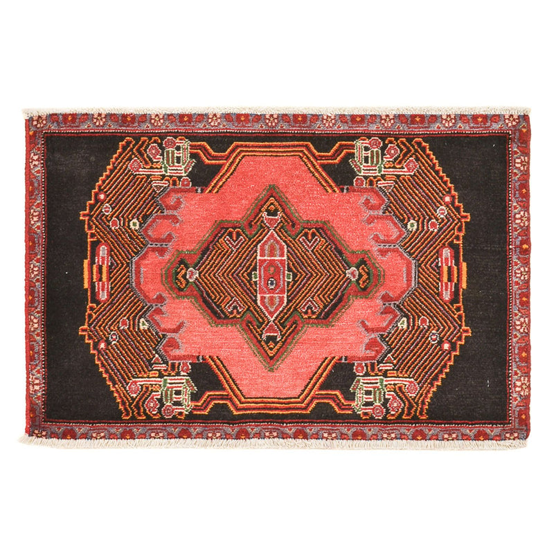 Alfombra persa - Nómada - 77 x 54 cm - rojo claro