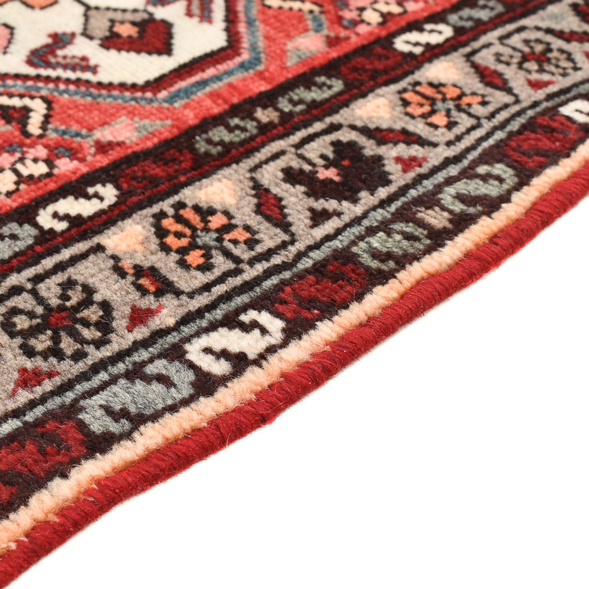 Alfombra persa - Nómada - 100 x 60 cm - rojo