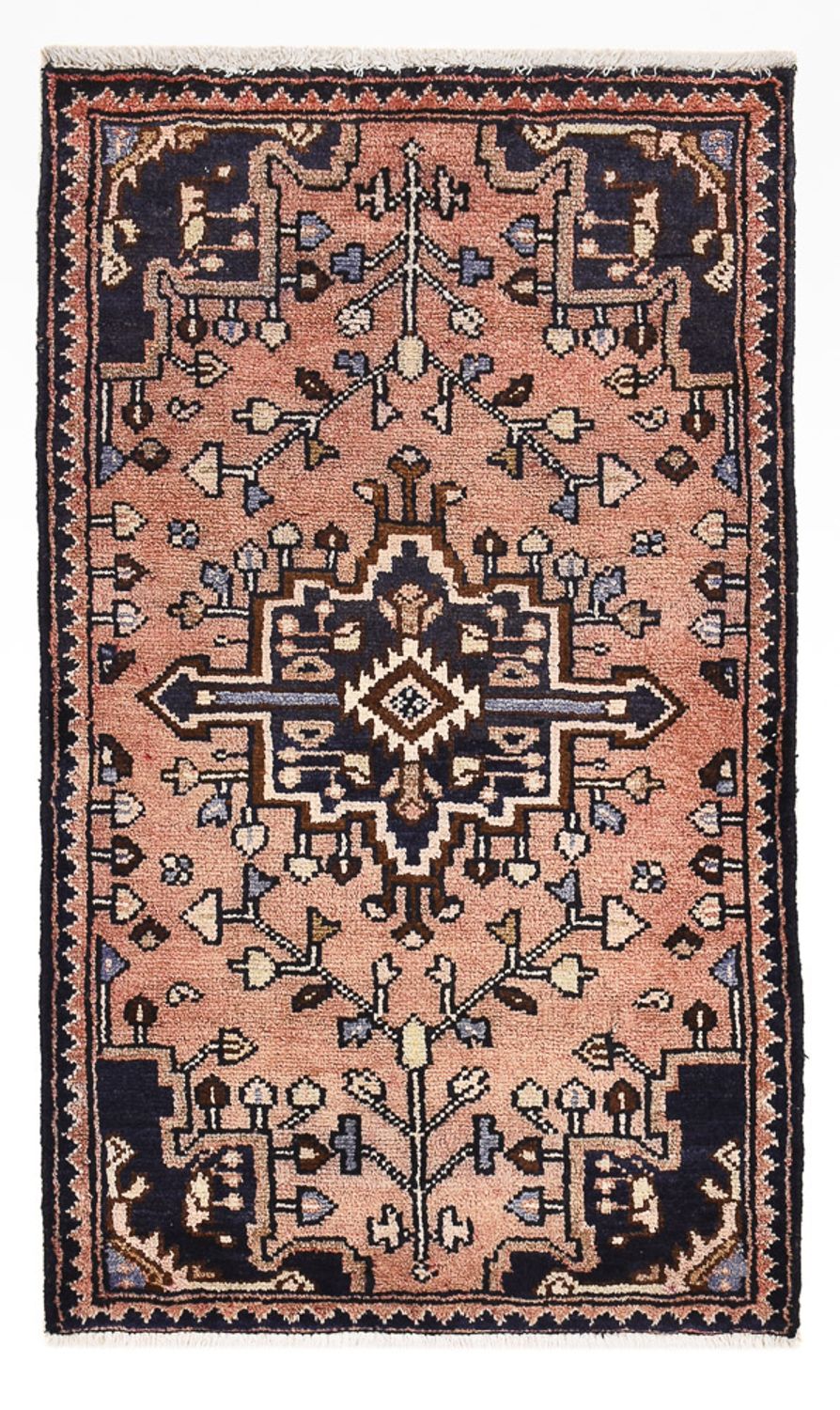 Alfombra persa - Nómada - 92 x 54 cm - rojo claro