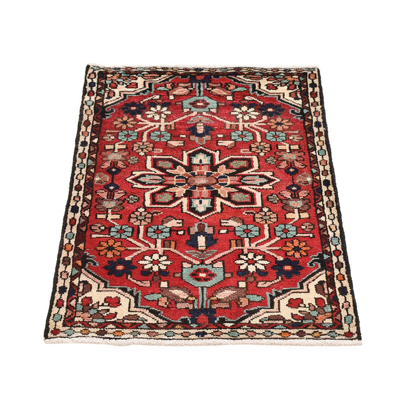 Alfombra persa - Nómada - 92 x 60 cm - rojo