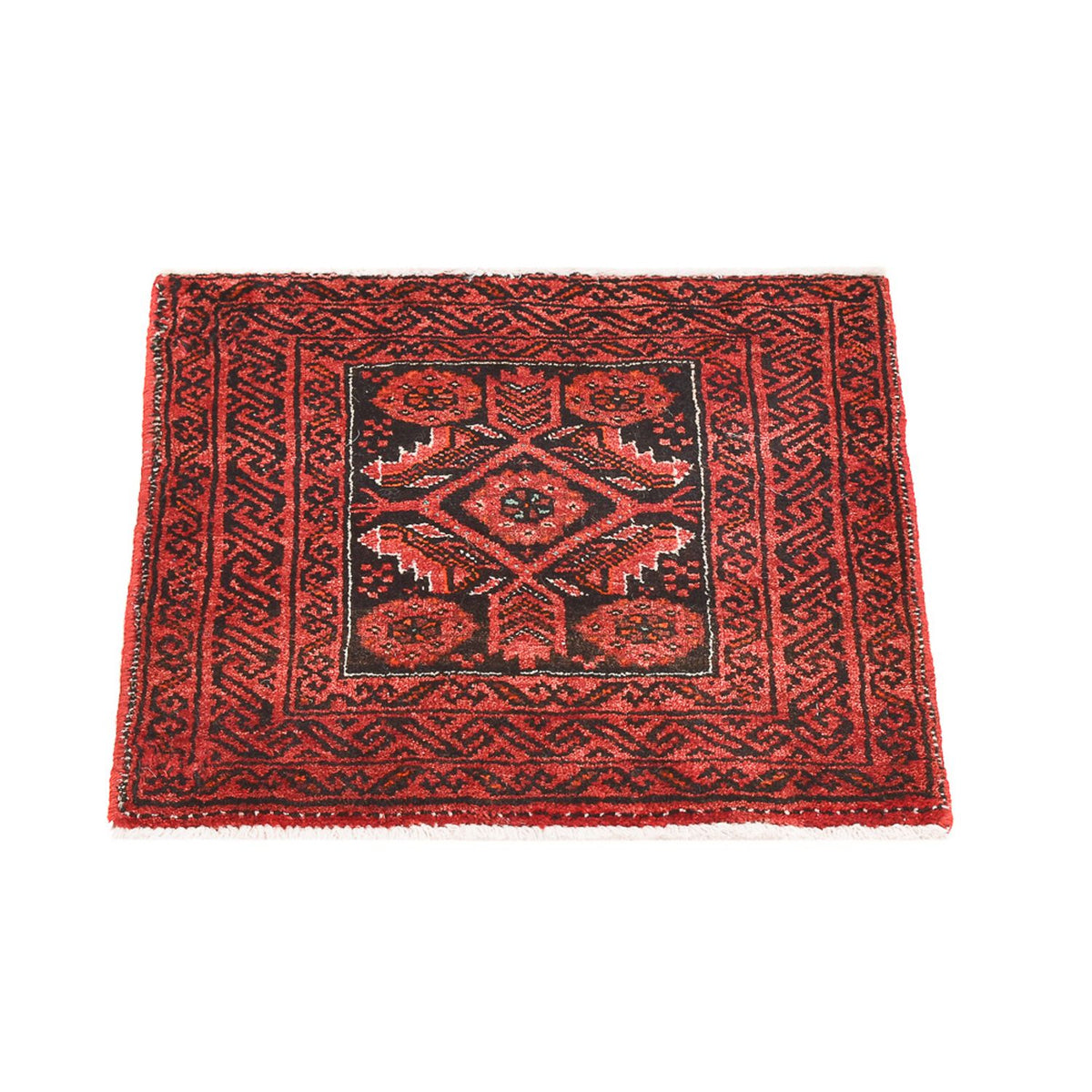 Alfombra persa - Nómada cuadrado  - 43 x 40 cm - rojo