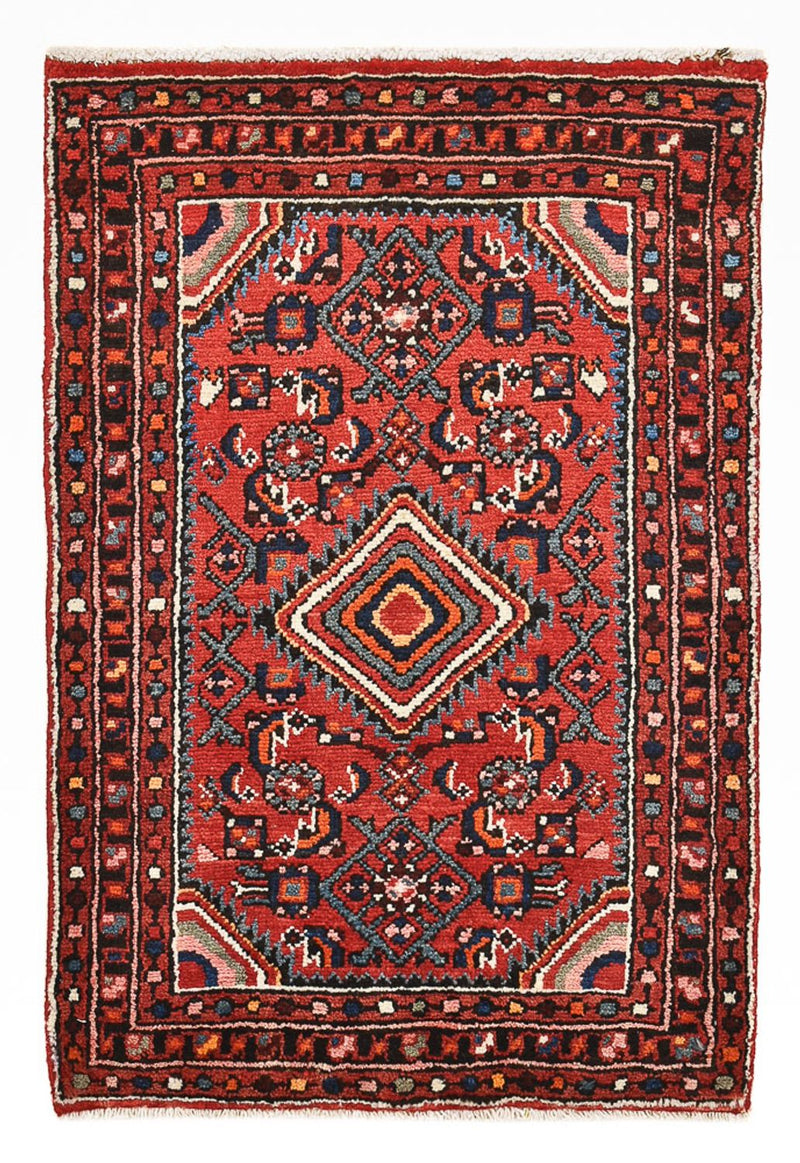 Alfombra persa - Nómada - 85 x 60 cm - rojo