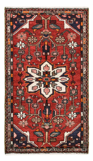 Alfombra persa - Nómada - 100 x 60 cm - rojo